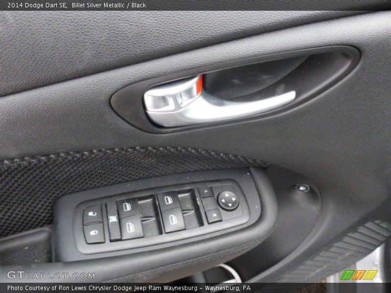 Billet Silver Metallic / Black 2014 Dodge Dart SE