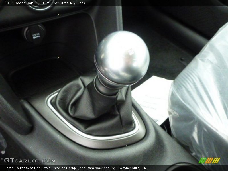 Billet Silver Metallic / Black 2014 Dodge Dart SE