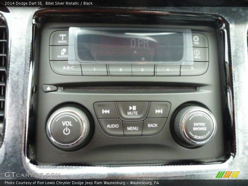 Billet Silver Metallic / Black 2014 Dodge Dart SE