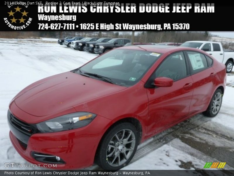 Redline 2 Coat Pearl / Black/Light Tungsten 2014 Dodge Dart SXT
