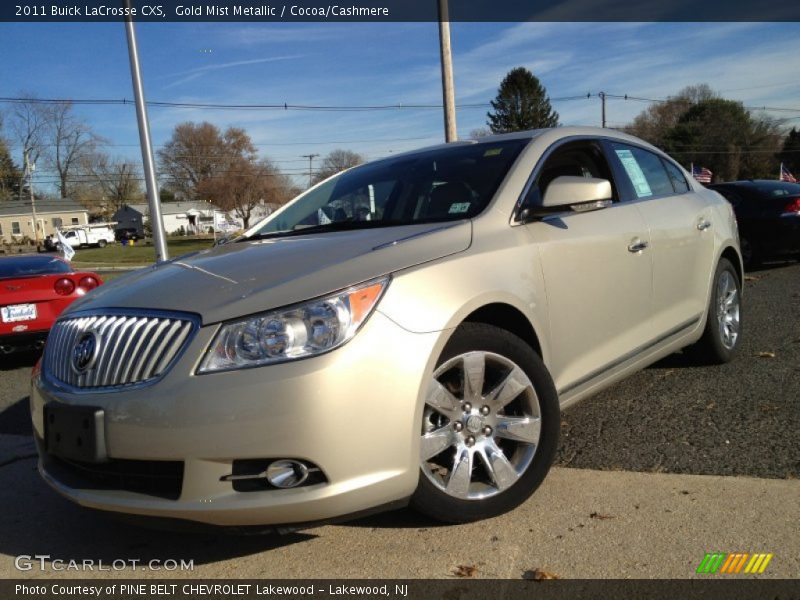 Gold Mist Metallic / Cocoa/Cashmere 2011 Buick LaCrosse CXS