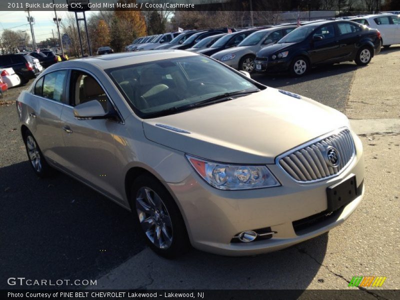 Gold Mist Metallic / Cocoa/Cashmere 2011 Buick LaCrosse CXS