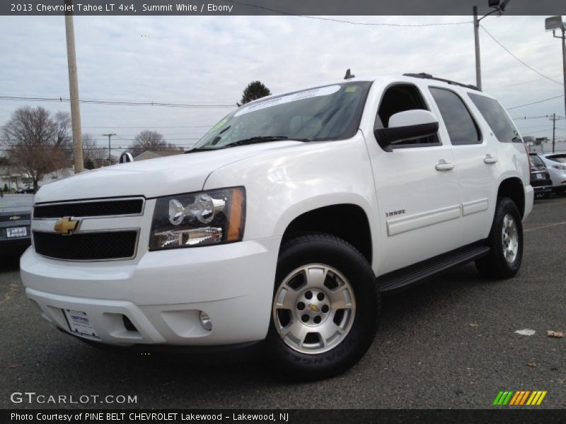 Summit White / Ebony 2013 Chevrolet Tahoe LT 4x4