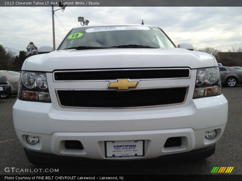 Summit White / Ebony 2013 Chevrolet Tahoe LT 4x4