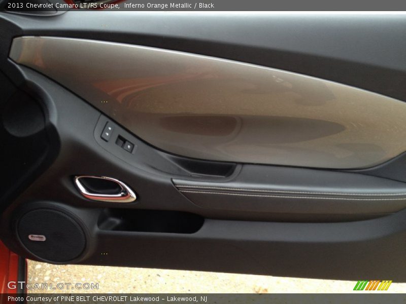 Inferno Orange Metallic / Black 2013 Chevrolet Camaro LT/RS Coupe