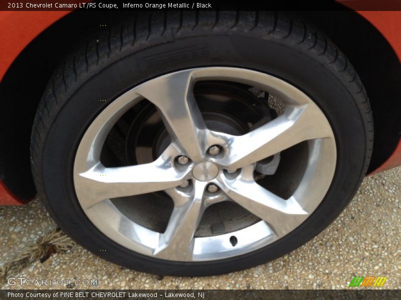 Inferno Orange Metallic / Black 2013 Chevrolet Camaro LT/RS Coupe