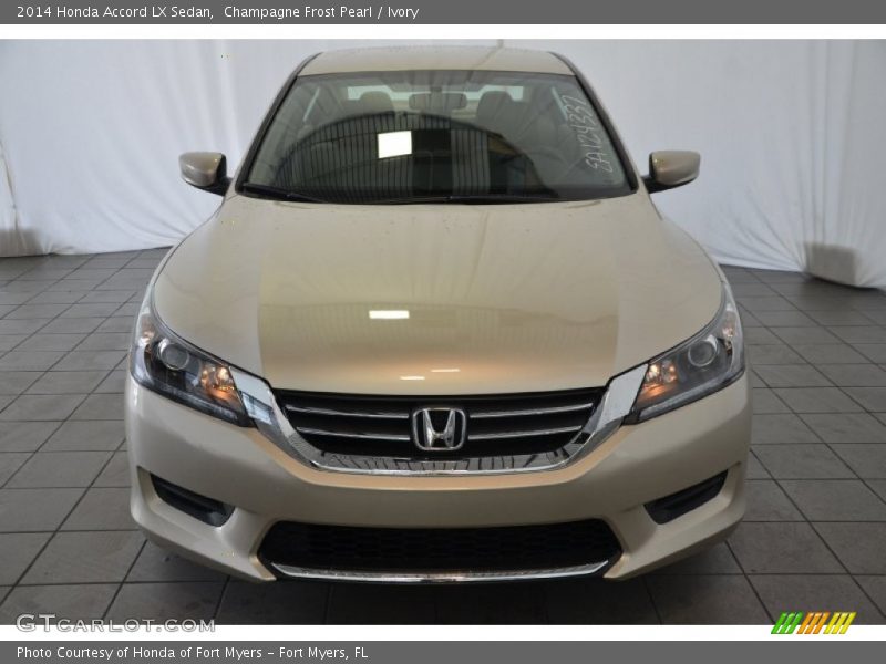 Champagne Frost Pearl / Ivory 2014 Honda Accord LX Sedan