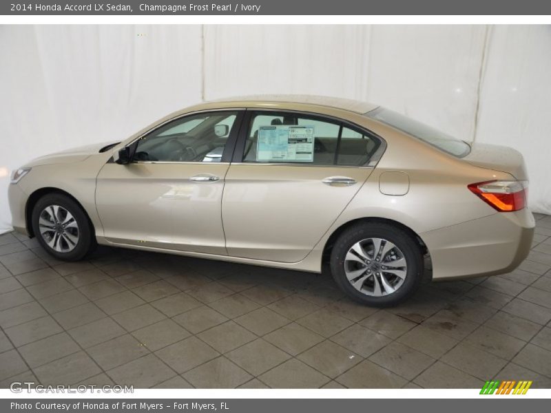 Champagne Frost Pearl / Ivory 2014 Honda Accord LX Sedan