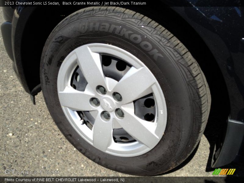 Black Granite Metallic / Jet Black/Dark Titanium 2013 Chevrolet Sonic LS Sedan