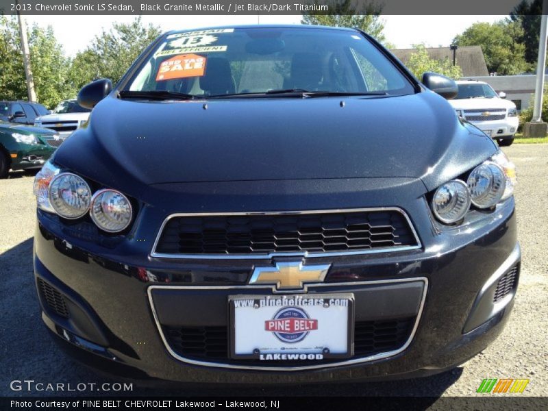 Black Granite Metallic / Jet Black/Dark Titanium 2013 Chevrolet Sonic LS Sedan