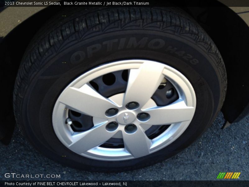 Black Granite Metallic / Jet Black/Dark Titanium 2013 Chevrolet Sonic LS Sedan