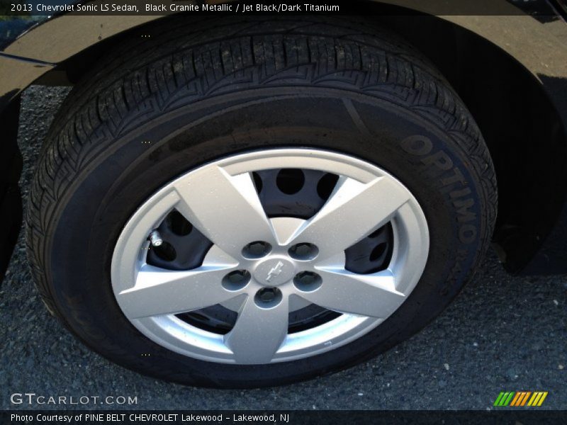 Black Granite Metallic / Jet Black/Dark Titanium 2013 Chevrolet Sonic LS Sedan