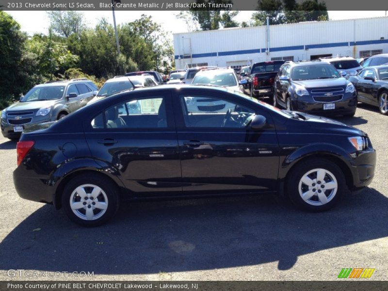 Black Granite Metallic / Jet Black/Dark Titanium 2013 Chevrolet Sonic LS Sedan