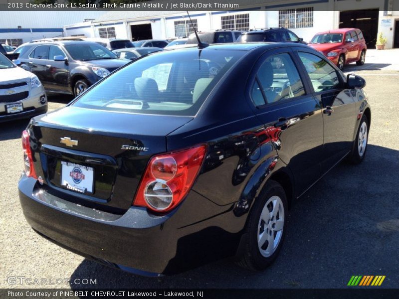 Black Granite Metallic / Jet Black/Dark Titanium 2013 Chevrolet Sonic LS Sedan