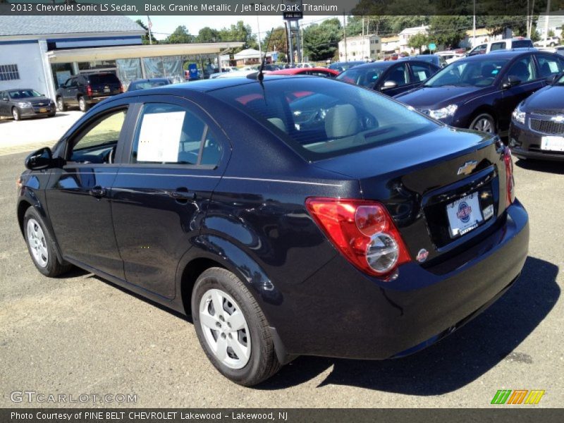 Black Granite Metallic / Jet Black/Dark Titanium 2013 Chevrolet Sonic LS Sedan