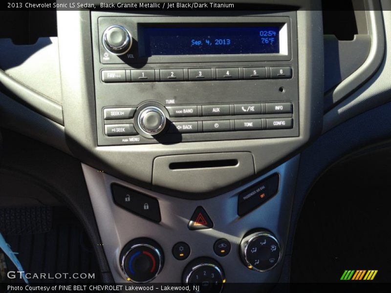 Black Granite Metallic / Jet Black/Dark Titanium 2013 Chevrolet Sonic LS Sedan