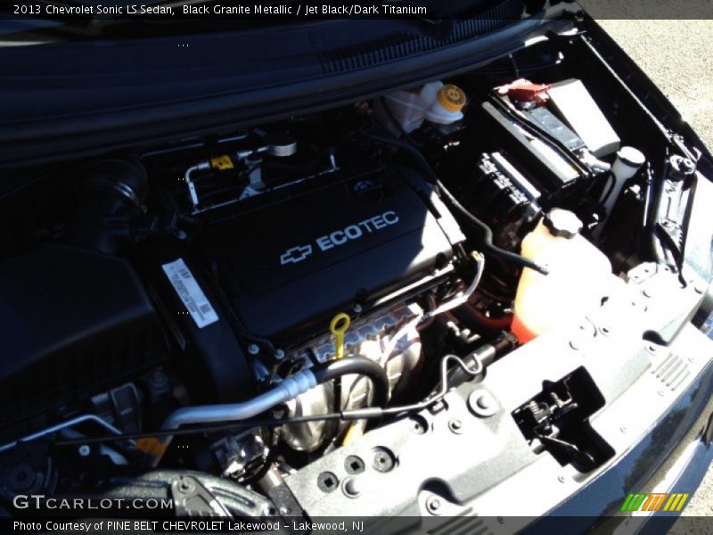 Black Granite Metallic / Jet Black/Dark Titanium 2013 Chevrolet Sonic LS Sedan
