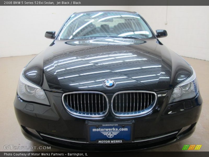 Jet Black / Black 2008 BMW 5 Series 528xi Sedan