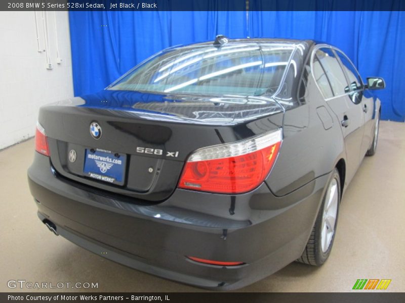 Jet Black / Black 2008 BMW 5 Series 528xi Sedan