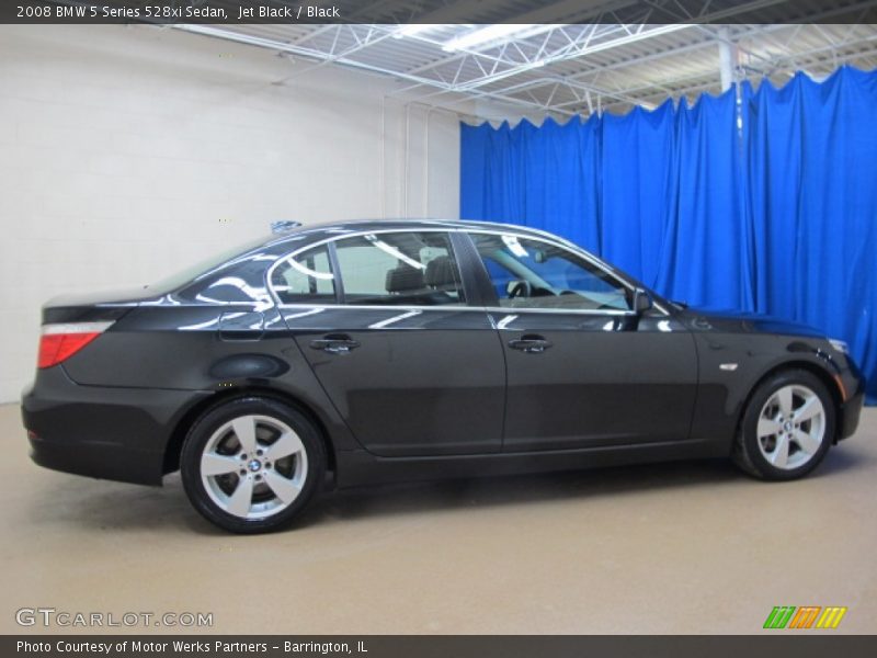 Jet Black / Black 2008 BMW 5 Series 528xi Sedan