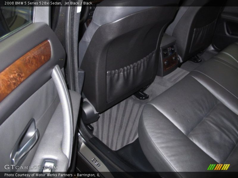 Jet Black / Black 2008 BMW 5 Series 528xi Sedan