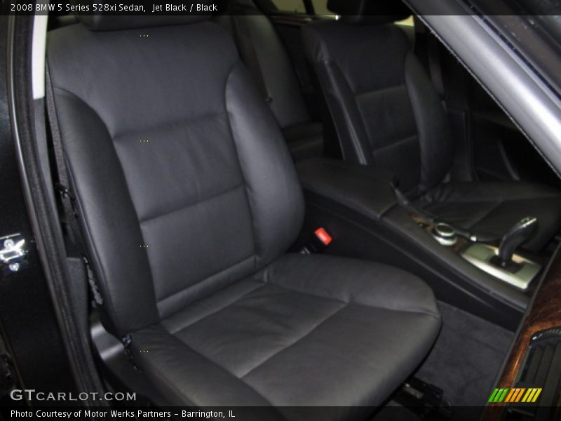 Jet Black / Black 2008 BMW 5 Series 528xi Sedan