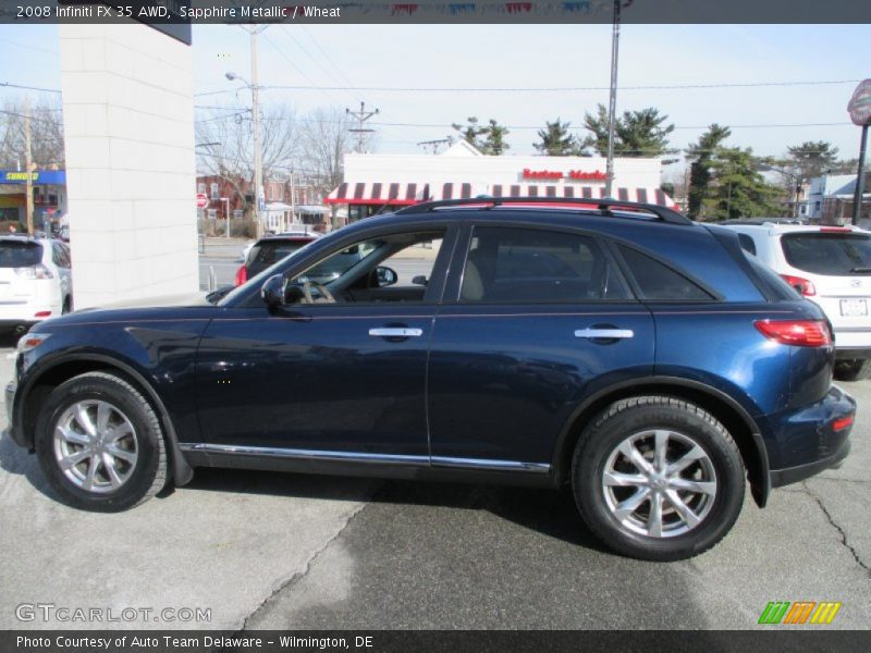 Sapphire Metallic / Wheat 2008 Infiniti FX 35 AWD