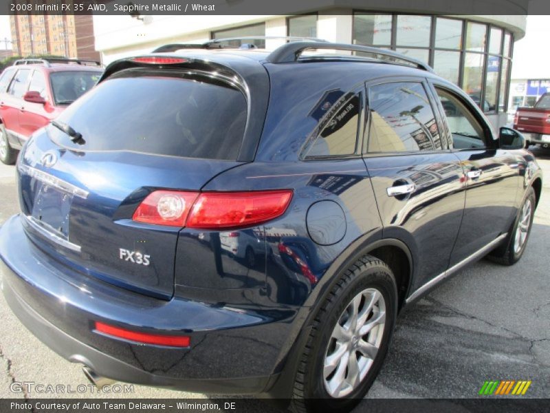 Sapphire Metallic / Wheat 2008 Infiniti FX 35 AWD