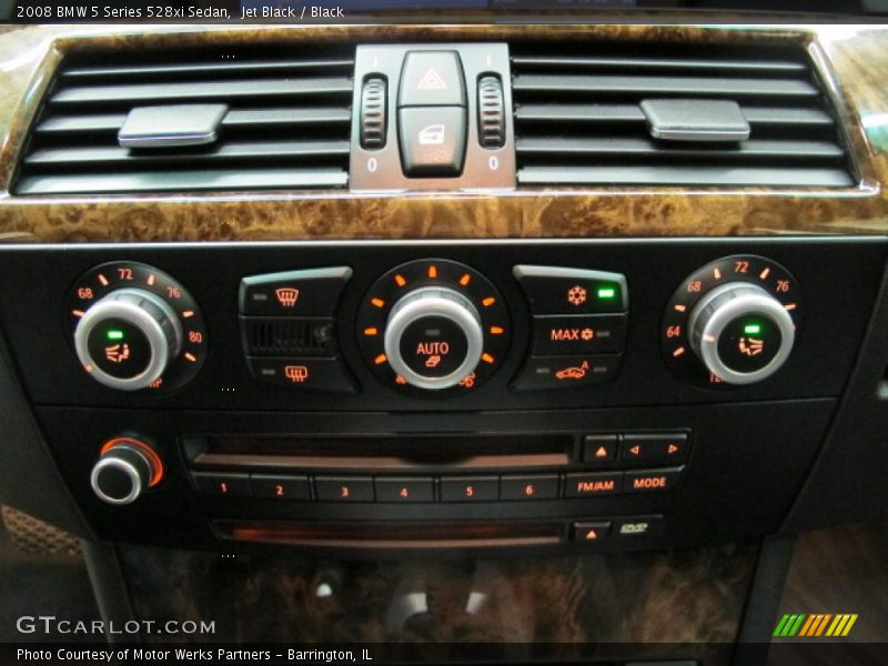 Jet Black / Black 2008 BMW 5 Series 528xi Sedan