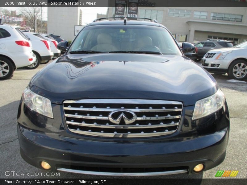 Sapphire Metallic / Wheat 2008 Infiniti FX 35 AWD
