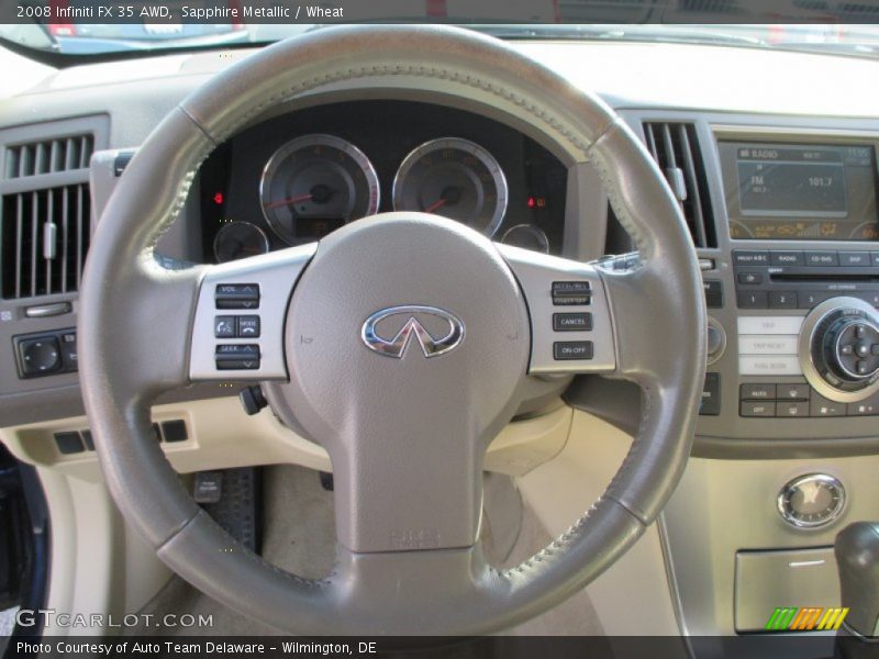Sapphire Metallic / Wheat 2008 Infiniti FX 35 AWD