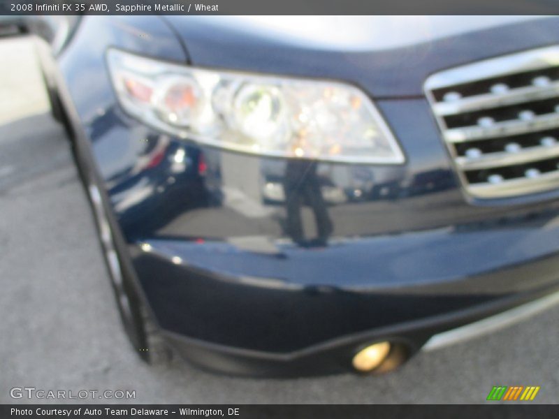 Sapphire Metallic / Wheat 2008 Infiniti FX 35 AWD