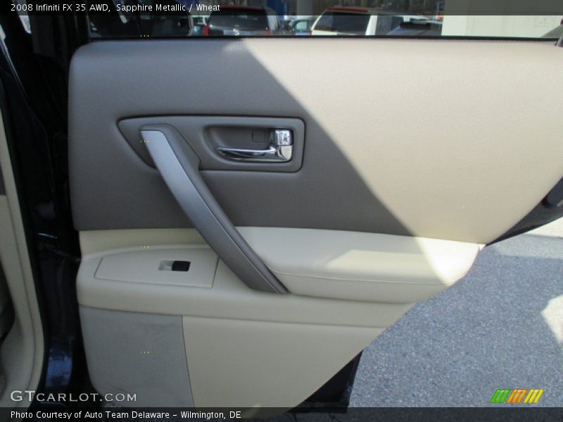 Sapphire Metallic / Wheat 2008 Infiniti FX 35 AWD