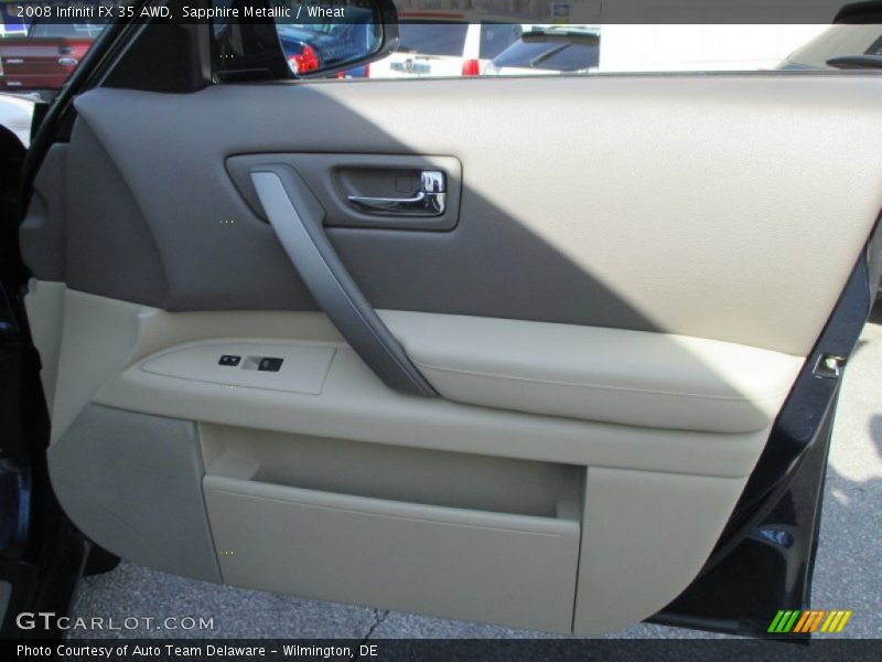 Sapphire Metallic / Wheat 2008 Infiniti FX 35 AWD