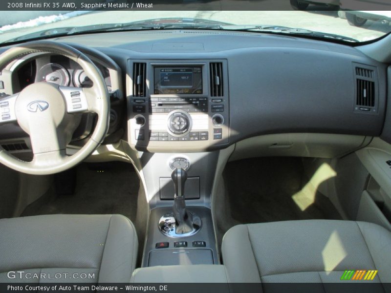 Sapphire Metallic / Wheat 2008 Infiniti FX 35 AWD
