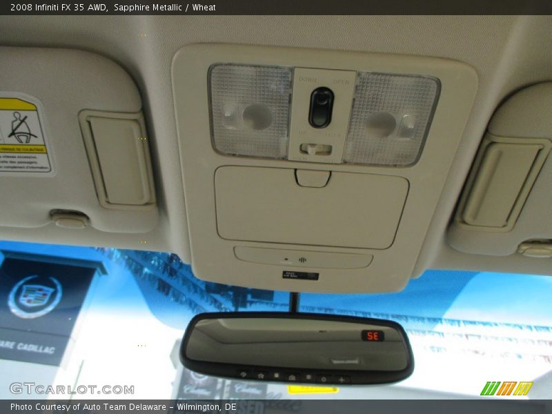 Sapphire Metallic / Wheat 2008 Infiniti FX 35 AWD