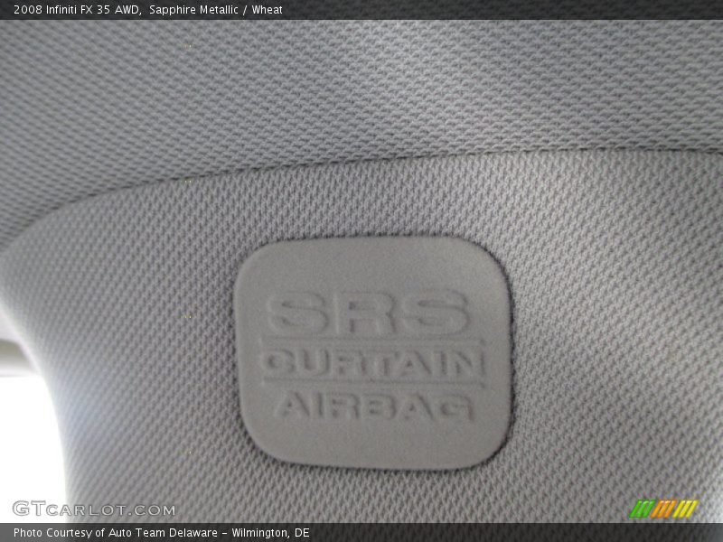 Sapphire Metallic / Wheat 2008 Infiniti FX 35 AWD