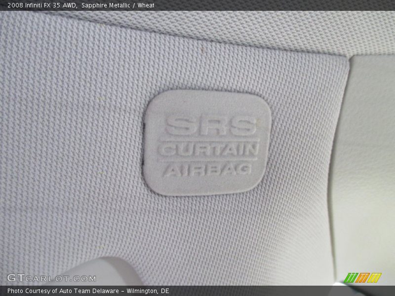Sapphire Metallic / Wheat 2008 Infiniti FX 35 AWD
