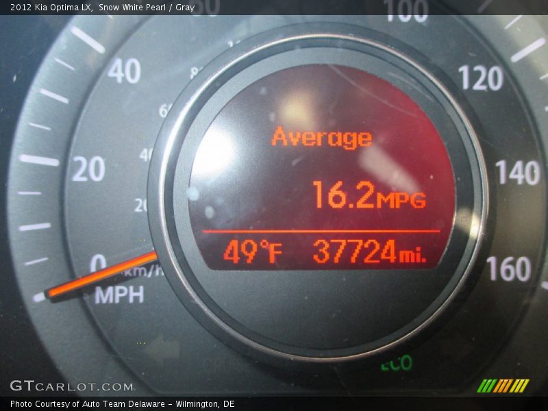 Snow White Pearl / Gray 2012 Kia Optima LX