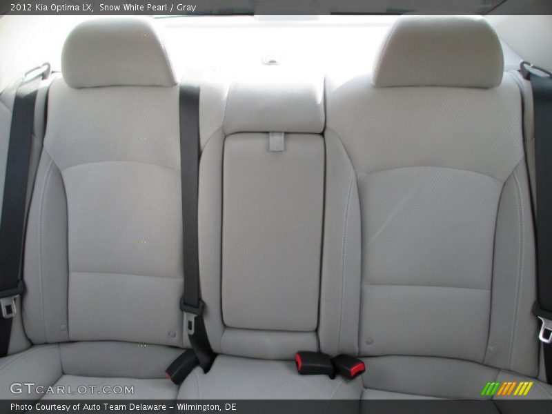 Snow White Pearl / Gray 2012 Kia Optima LX