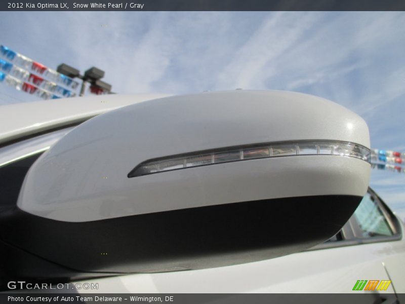 Snow White Pearl / Gray 2012 Kia Optima LX