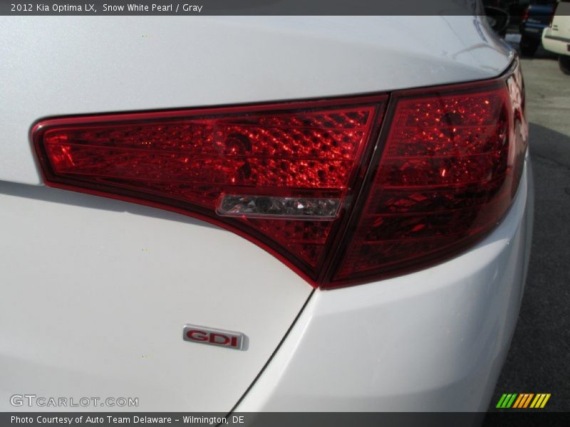 Snow White Pearl / Gray 2012 Kia Optima LX
