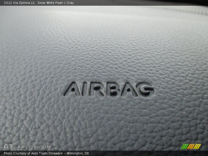 Snow White Pearl / Gray 2012 Kia Optima LX