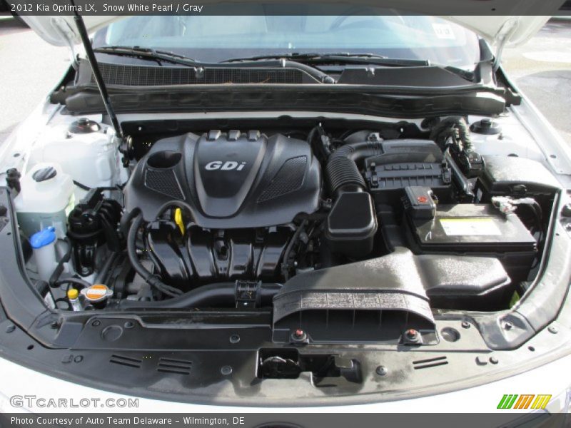 Snow White Pearl / Gray 2012 Kia Optima LX