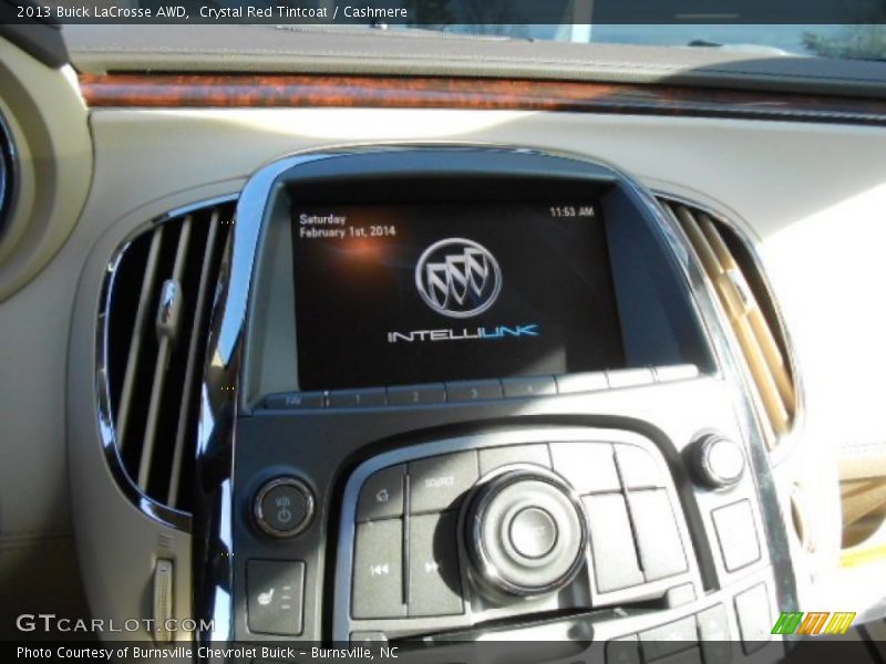 Crystal Red Tintcoat / Cashmere 2013 Buick LaCrosse AWD