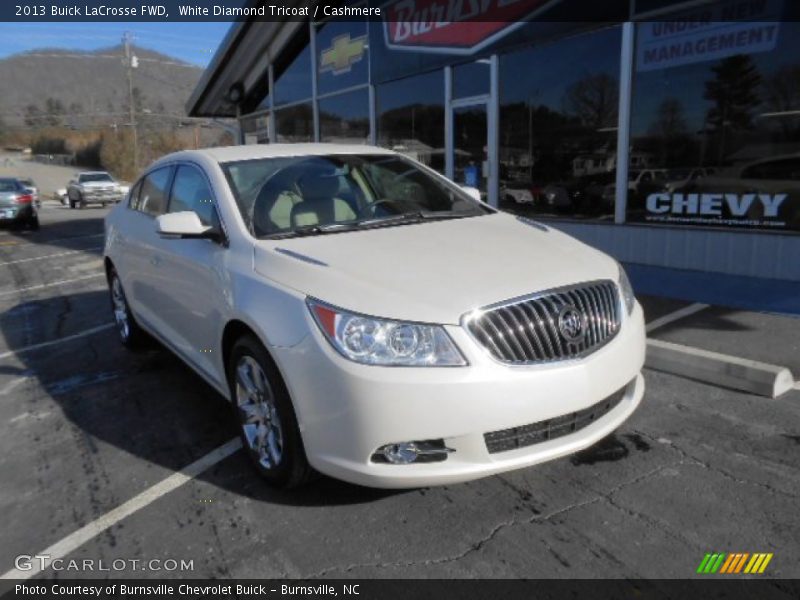 White Diamond Tricoat / Cashmere 2013 Buick LaCrosse FWD