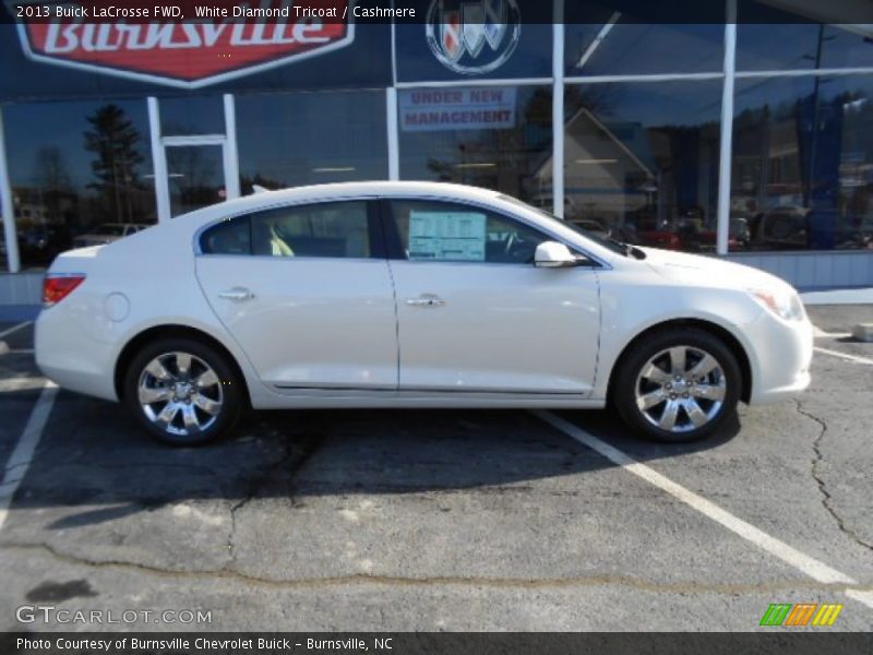 White Diamond Tricoat / Cashmere 2013 Buick LaCrosse FWD