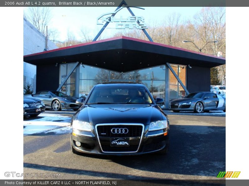 Brilliant Black / Black/Amaretto 2006 Audi A8 L 4.2 quattro