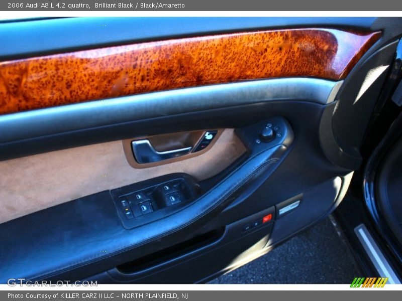 Brilliant Black / Black/Amaretto 2006 Audi A8 L 4.2 quattro