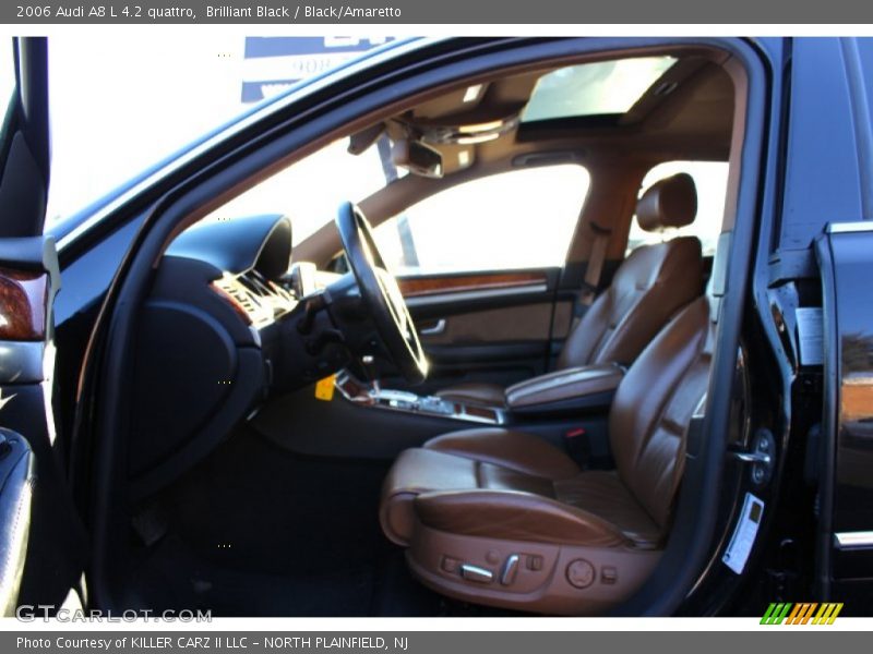 Brilliant Black / Black/Amaretto 2006 Audi A8 L 4.2 quattro